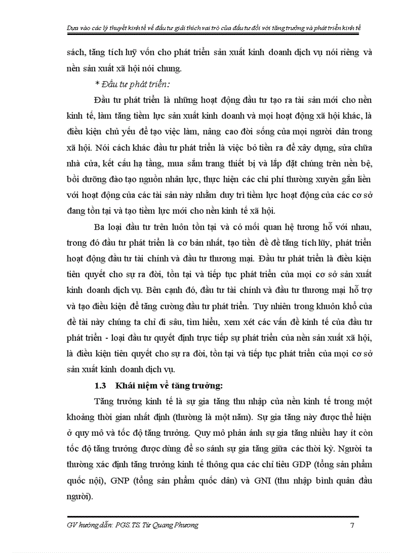 image for page Dựa vào các lý thuyết kinh tế về đầu tư giải thích vai trò của đầu tư đối với tăng trưởng và phát triển kinh tế