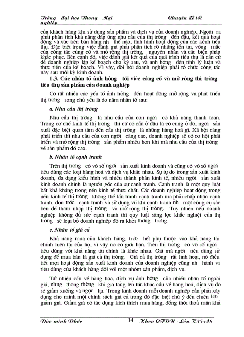 image for page Một số biện pháp ổn định và mở rộng thị trường công ty máy tình INCOM