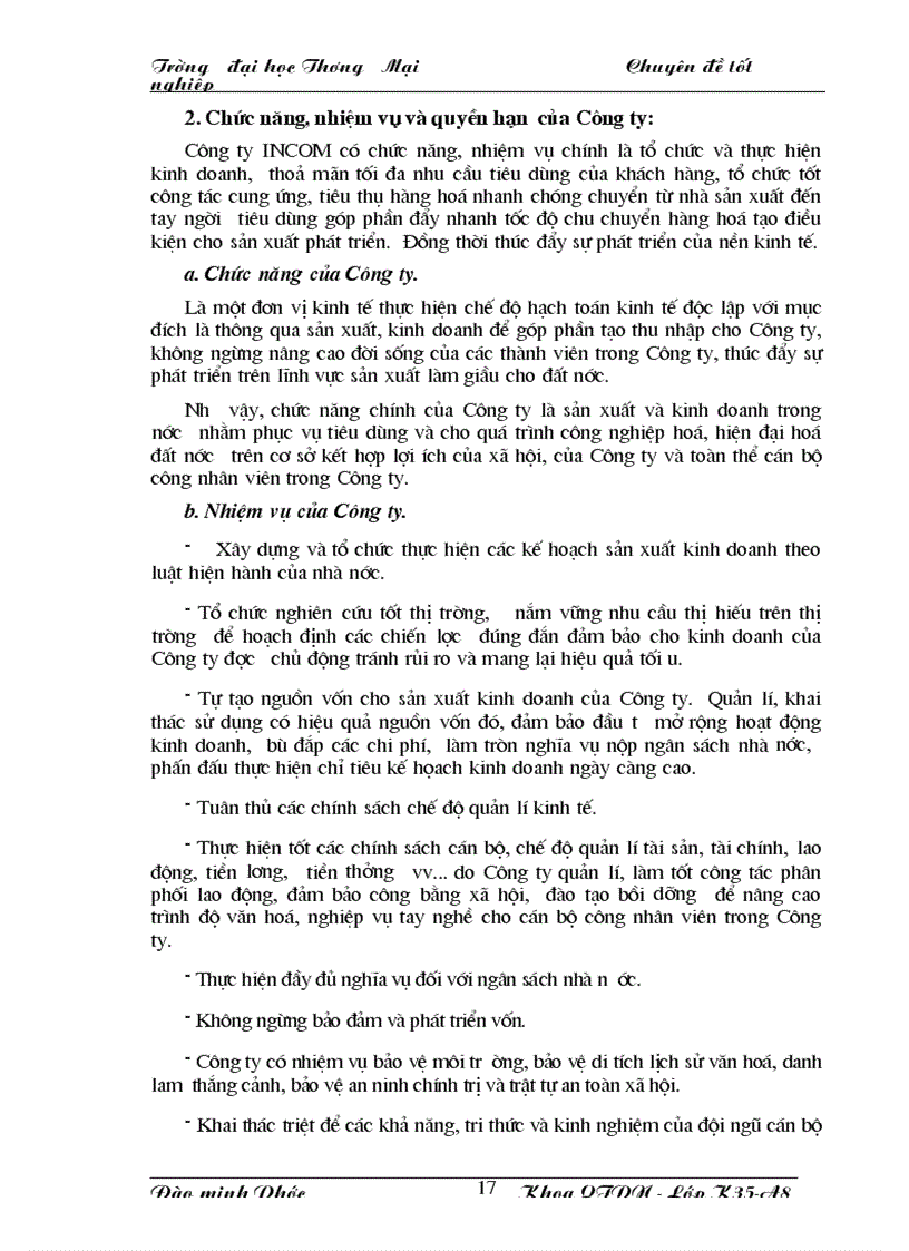 image for page Một số biện pháp ổn định và mở rộng thị trường công ty máy tình INCOM