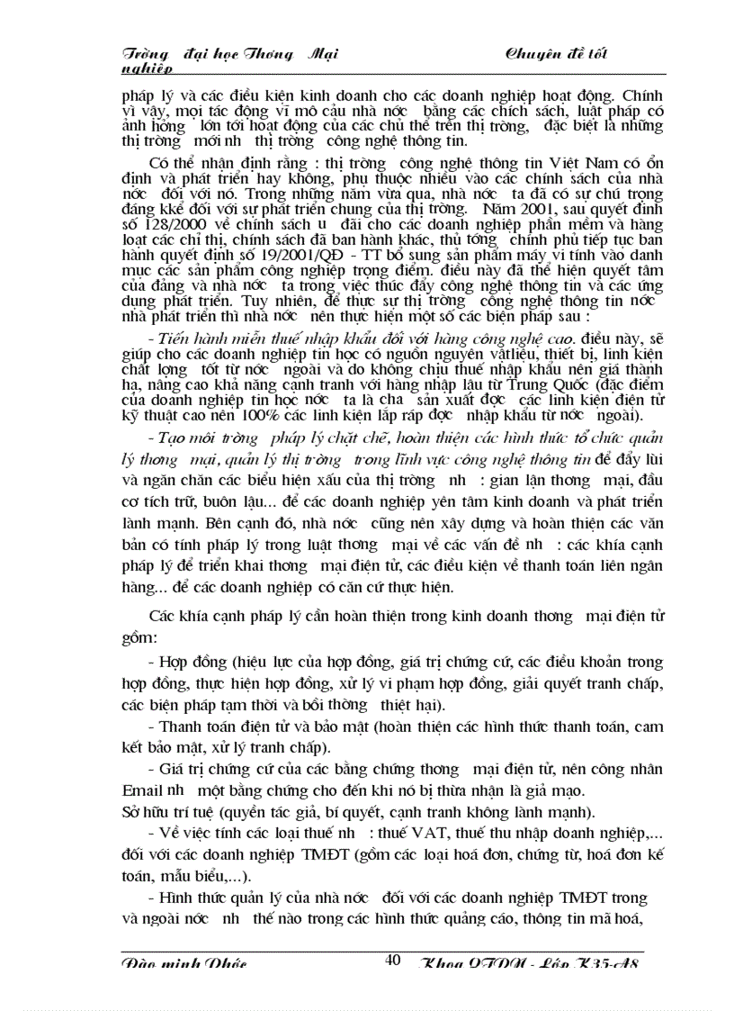 image for page Một số biện pháp ổn định và mở rộng thị trường công ty máy tình INCOM