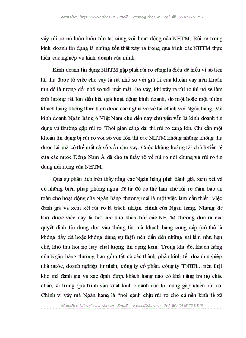 image for page Một số giải pháp phòng ngừa và hạn chế rủi ro tín dụng tại NHNo PTNT Thanh Oai Hà Tây