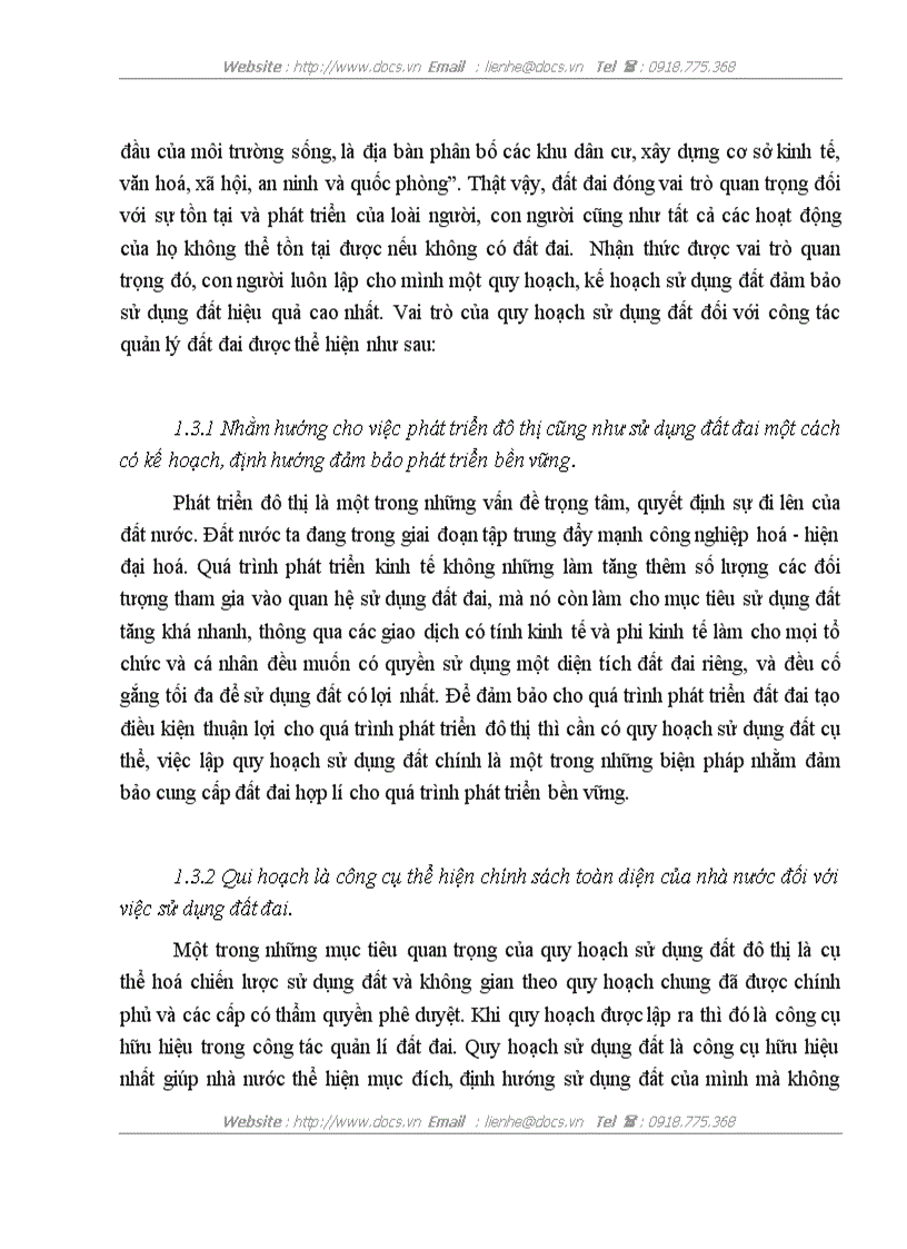image for page Thực trạng công tác quản lý nhà nước về qui hoạch sử dụng đất trên địa bàn quận tây hồ