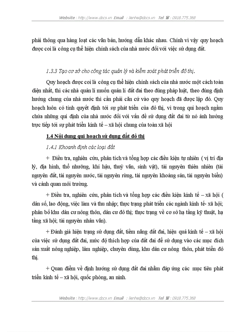 image for page Thực trạng công tác quản lý nhà nước về qui hoạch sử dụng đất trên địa bàn quận tây hồ