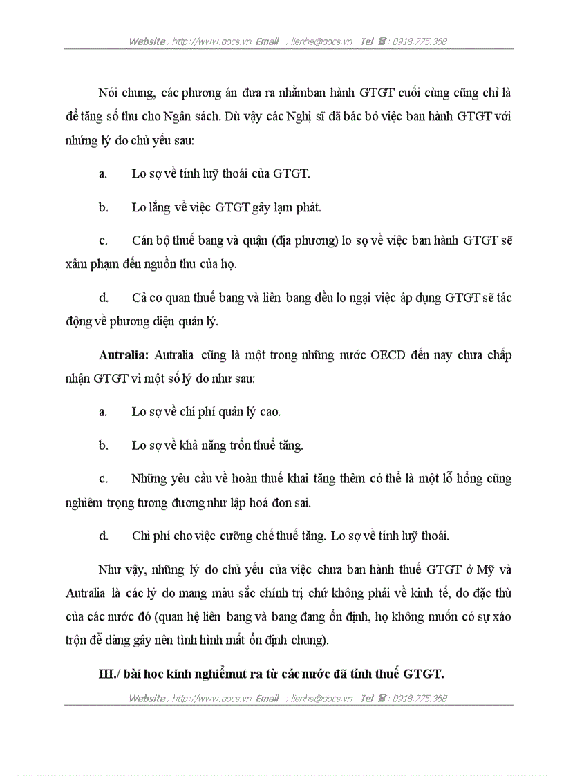 image for page Những vấn đề chung về thuế GTGT ở Việt Nam