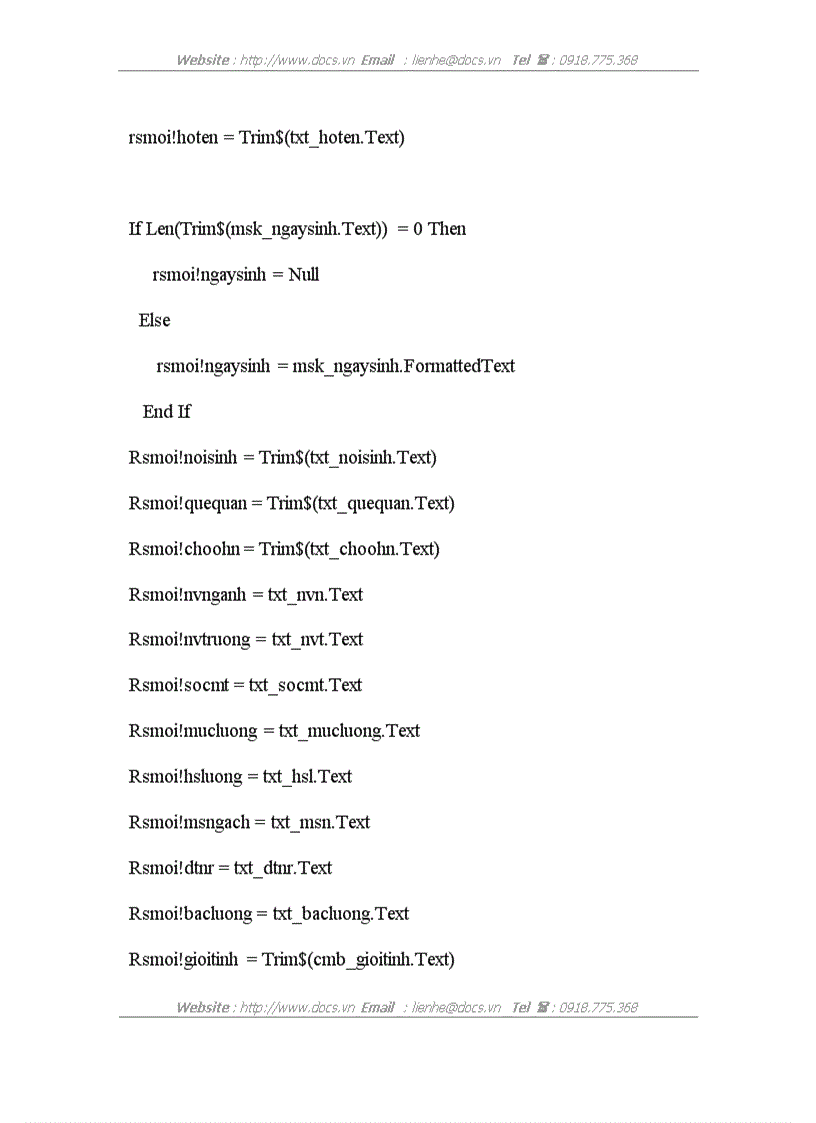 image for page Phân tích và thiết kế hệ thống thông tin quản lý giáo viên tạI trường tiểu học Kim Đồng