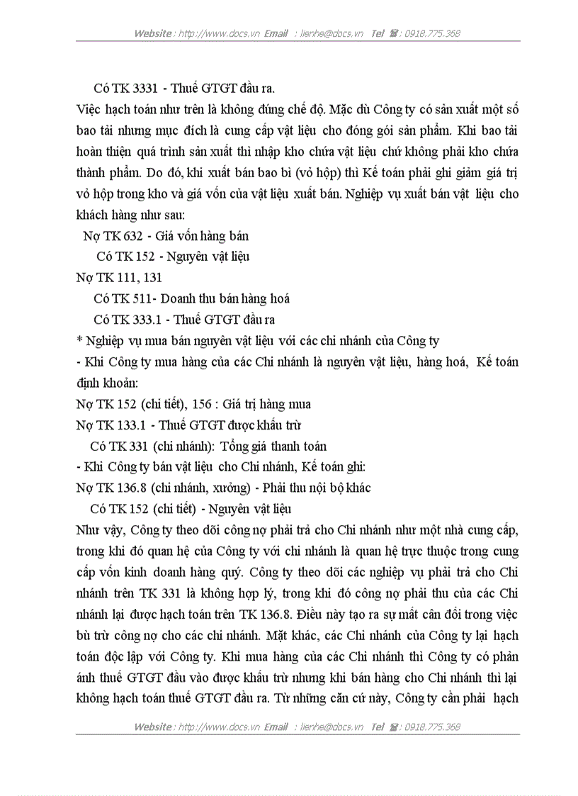 image for page Hoàn thiện công tác kế toán nguyên vật liệu tại Công ty TNHH Sản xuất và Thương mại Thái Hòa