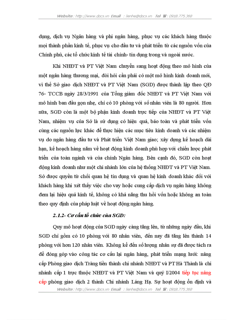 image for page Giải pháp nâng cao chất lượng thẩm định tài chính dự án tại Sở giao dịch I Ngân hàng đầu tư và phát triển Việt Nam