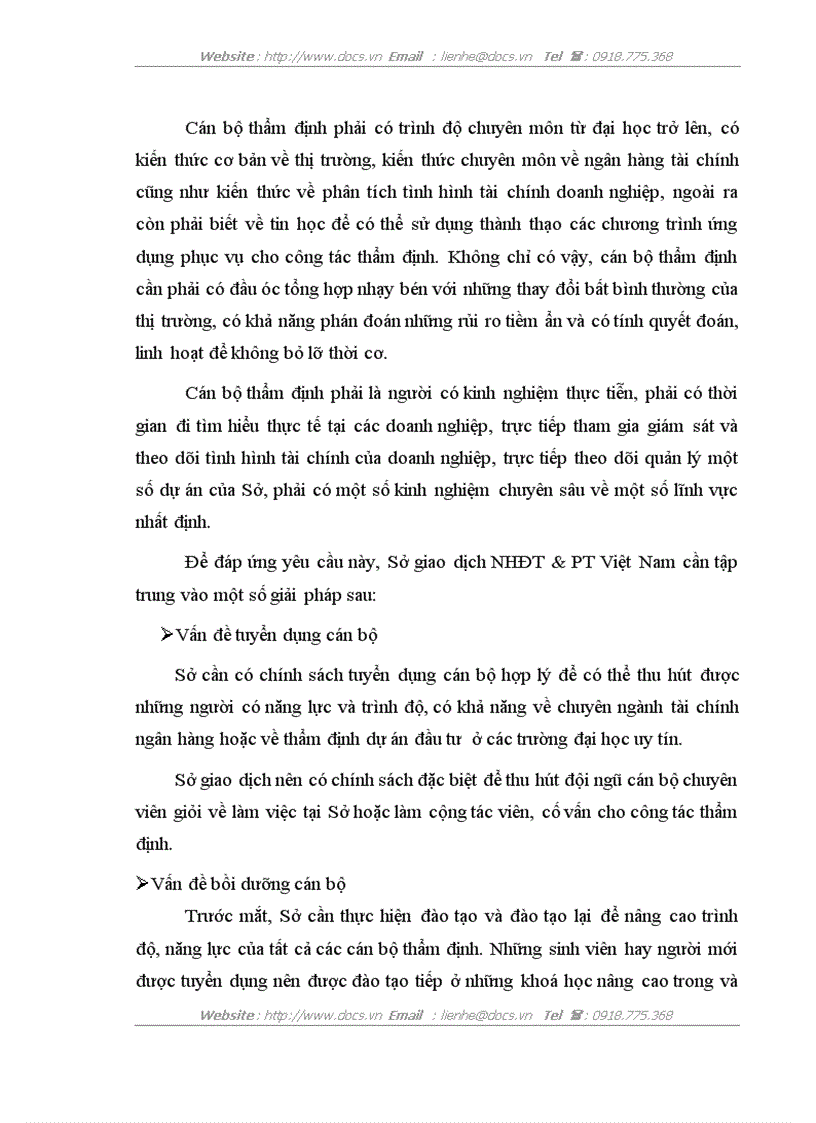 image for page Giải pháp nâng cao chất lượng thẩm định tài chính dự án tại Sở giao dịch I Ngân hàng đầu tư và phát triển Việt Nam