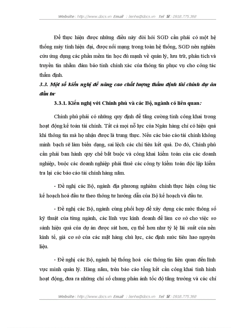 image for page Giải pháp nâng cao chất lượng thẩm định tài chính dự án tại Sở giao dịch I Ngân hàng đầu tư và phát triển Việt Nam