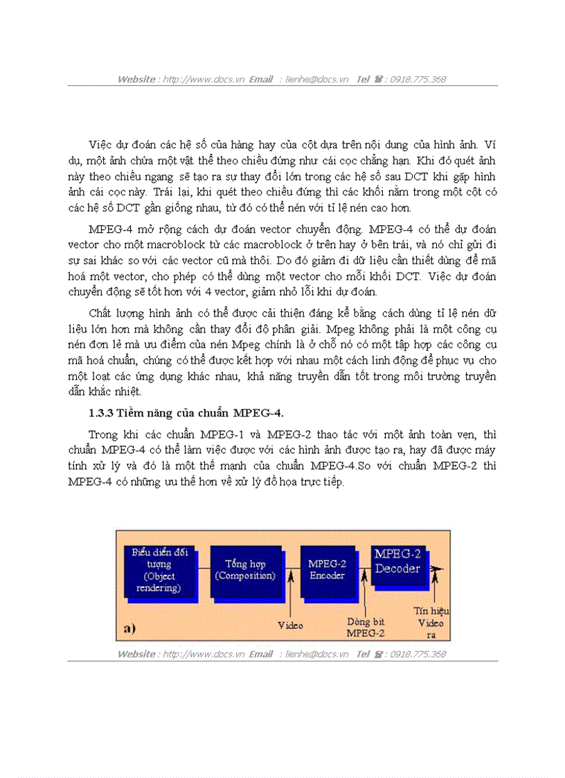image for page Phương pháp mã hóa video theo đối tượng ứng dụng trong các hệ thống thông tin video nén