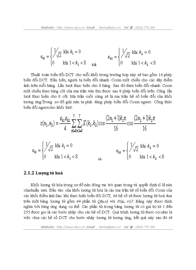 image for page Phương pháp mã hóa video theo đối tượng ứng dụng trong các hệ thống thông tin video nén