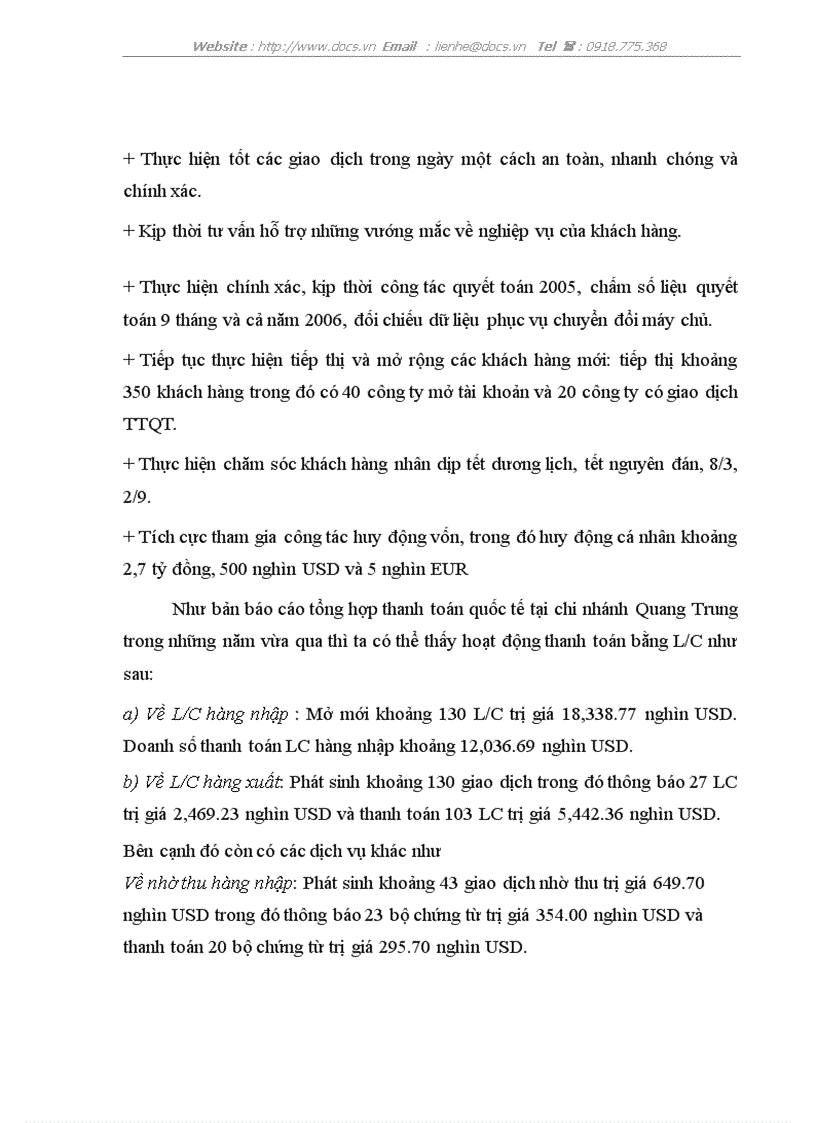 image for page Thực trạng thanh toán bằng L C tại ngân hàng đầu tư và phát triển Việt Nam chi nhánh Quang Trung