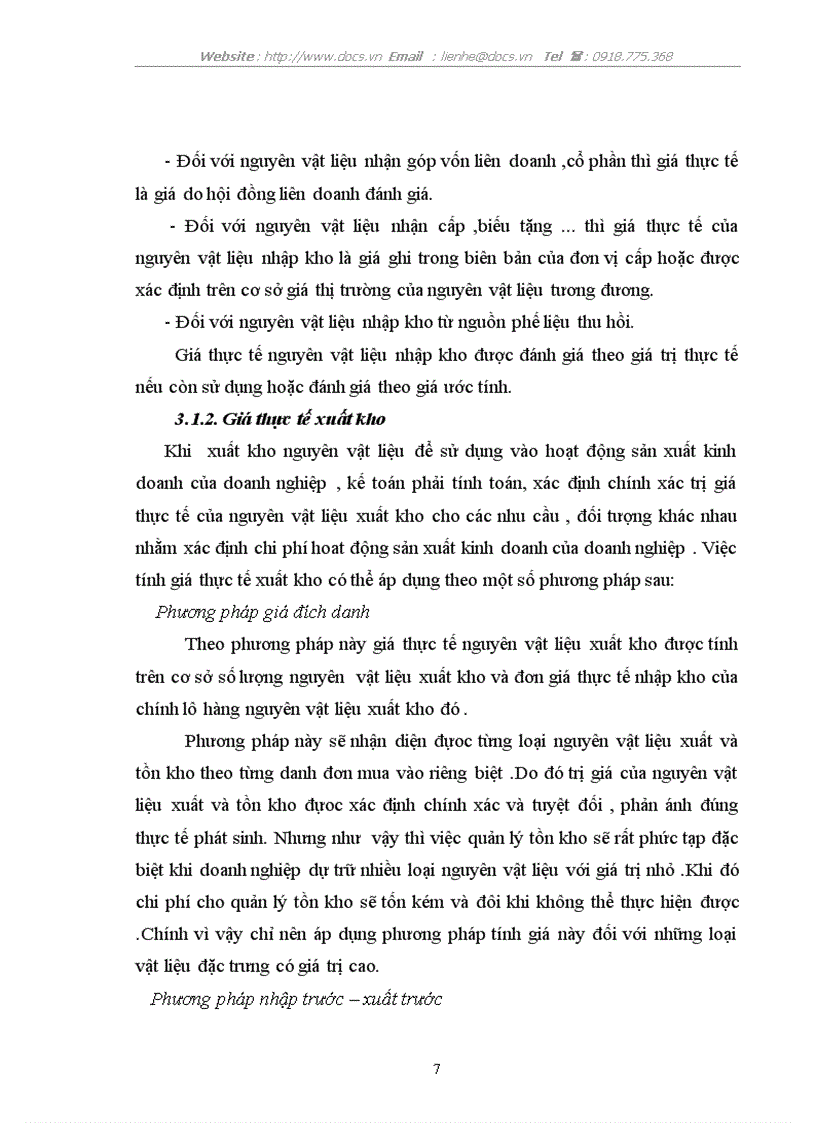 image for page Kế toán nguyên vật liệu vật liệu và công cụ dụng cụ tại Xí nghiệp 22 Công ty 22 BQP