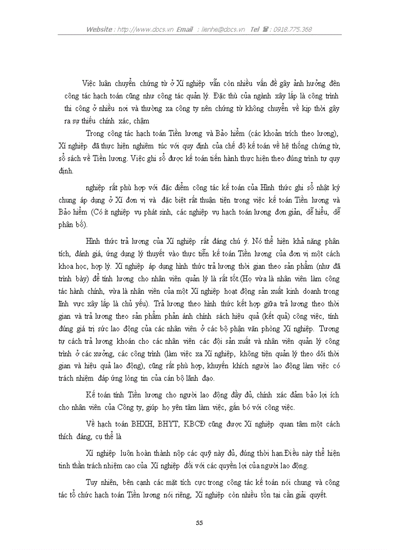image for page Hạch toán tiền lương và các khoản trích theo lương tại Xí nghiệp xây dựng 244