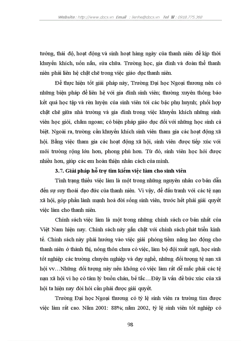 image for page Giáo dục đạo đức cho thế hệ trẻ theo tư tưởng Hồ Chí Minh Liên hệ với thực tiễn tại trường Đại học Ngoại thương