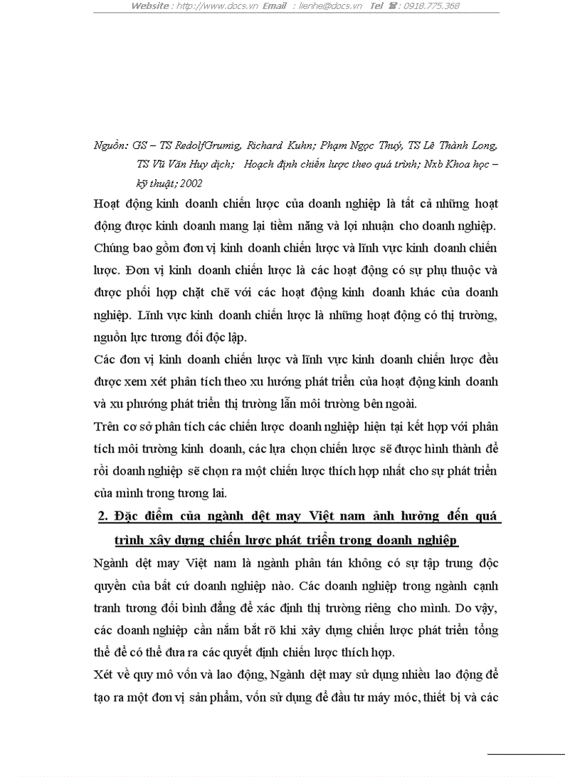 image for page Xây dựng chiến lược phát triển tại công ty dệt kim Hà nội