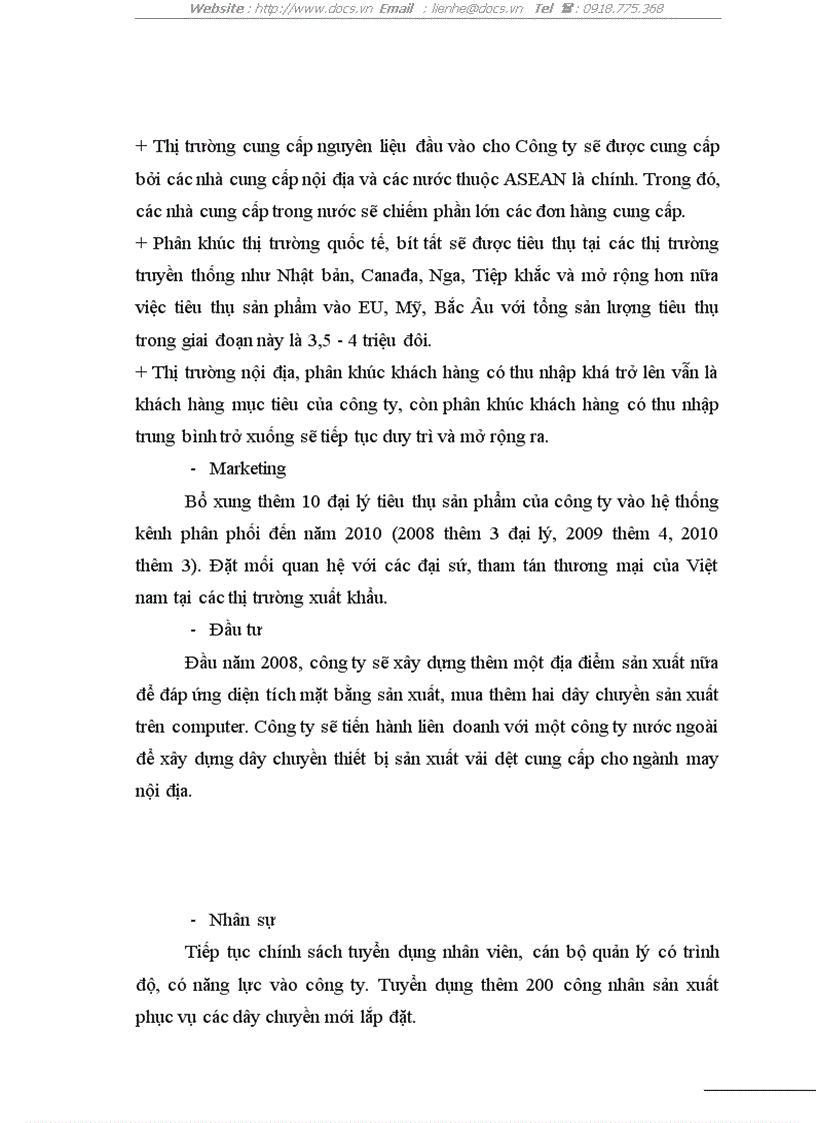 image for page Xây dựng chiến lược phát triển tại công ty dệt kim Hà nội