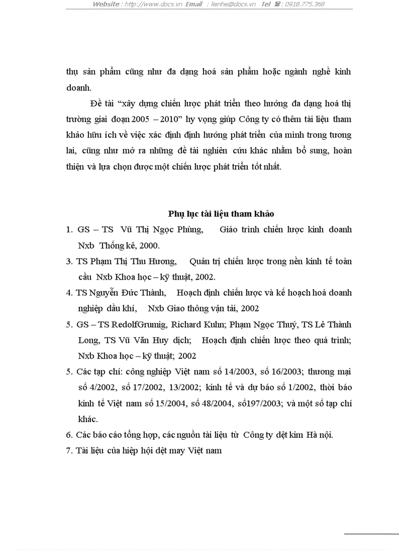 image for page Xây dựng chiến lược phát triển tại công ty dệt kim Hà nội