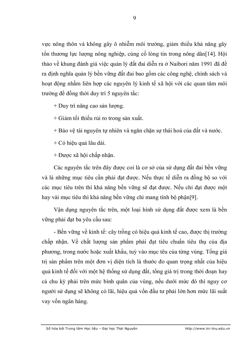 image for page Đánh giá ảnh hưởng của việc sử dụng các nguồn lực tự nhiên trong hộ gia đình tới thu nhập và an toàn lương thực của hộ nông dân huyện định hoá tỉnh t