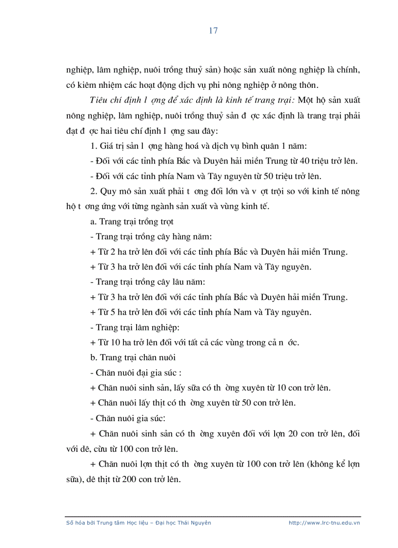 image for page Nâng cao hiệu quả sản xuất kinh doanh của các trang trại ở huyện đồng hỷ tỉnh thái nguyên