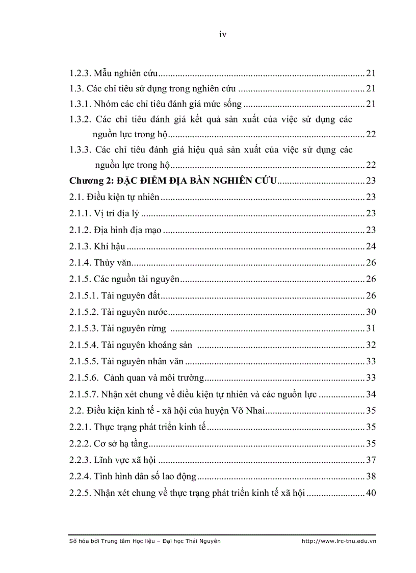 image for page Nguồn lực và vấn đề nghèo đói của hộ nông dân huyện võ nhai tỉnh thái nguyên