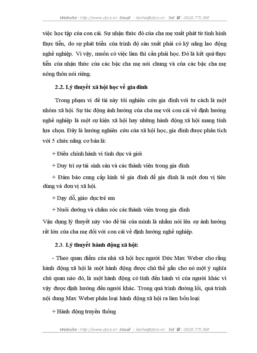 image for page Thực trạng định hướng nghề nghiệp cho con cái trong các hộ gia đình nông thôn hiện nay