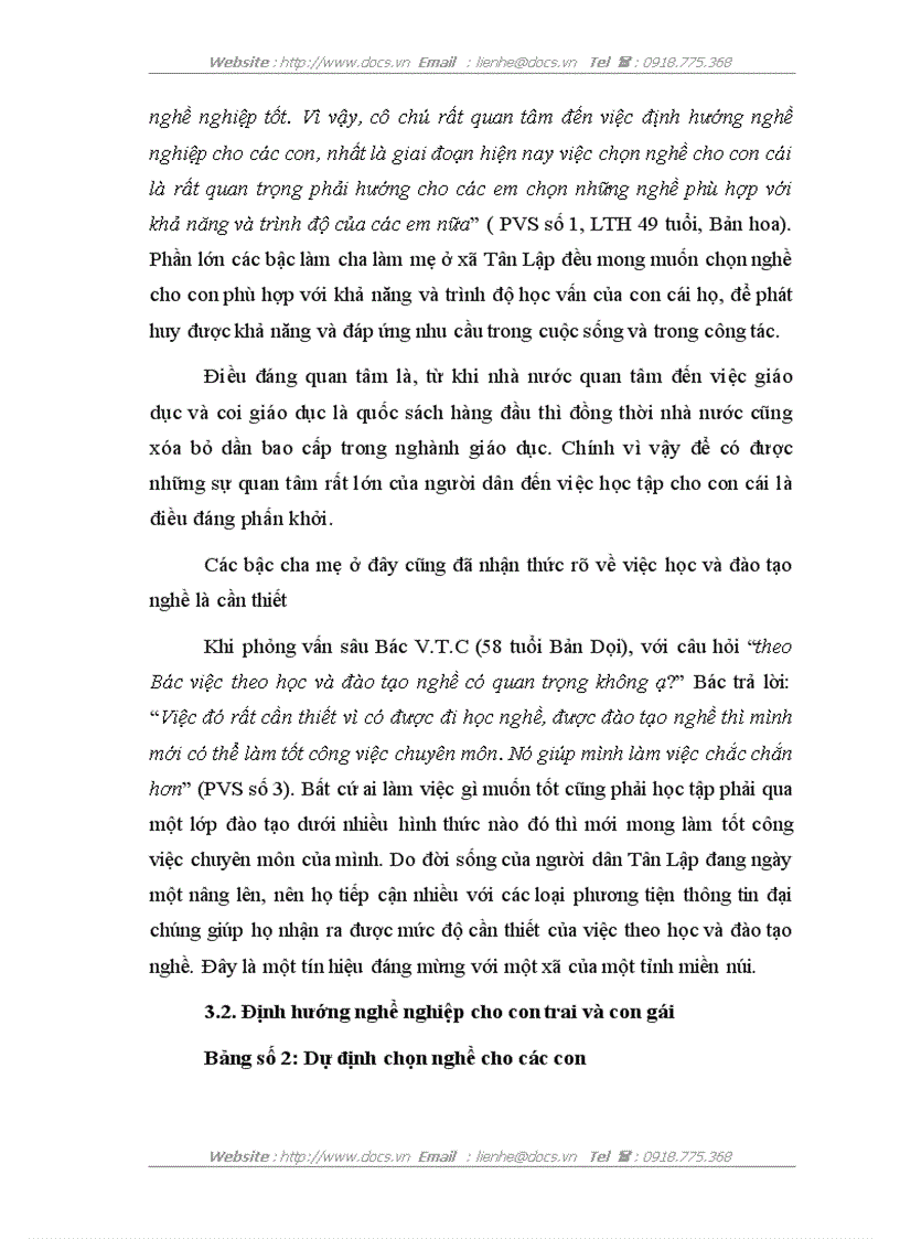 image for page Thực trạng định hướng nghề nghiệp cho con cái trong các hộ gia đình nông thôn hiện nay