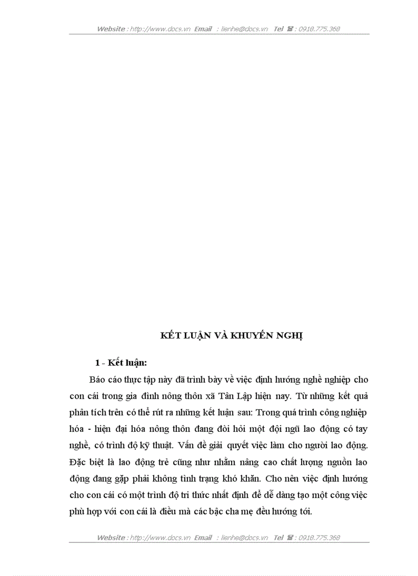 image for page Thực trạng định hướng nghề nghiệp cho con cái trong các hộ gia đình nông thôn hiện nay