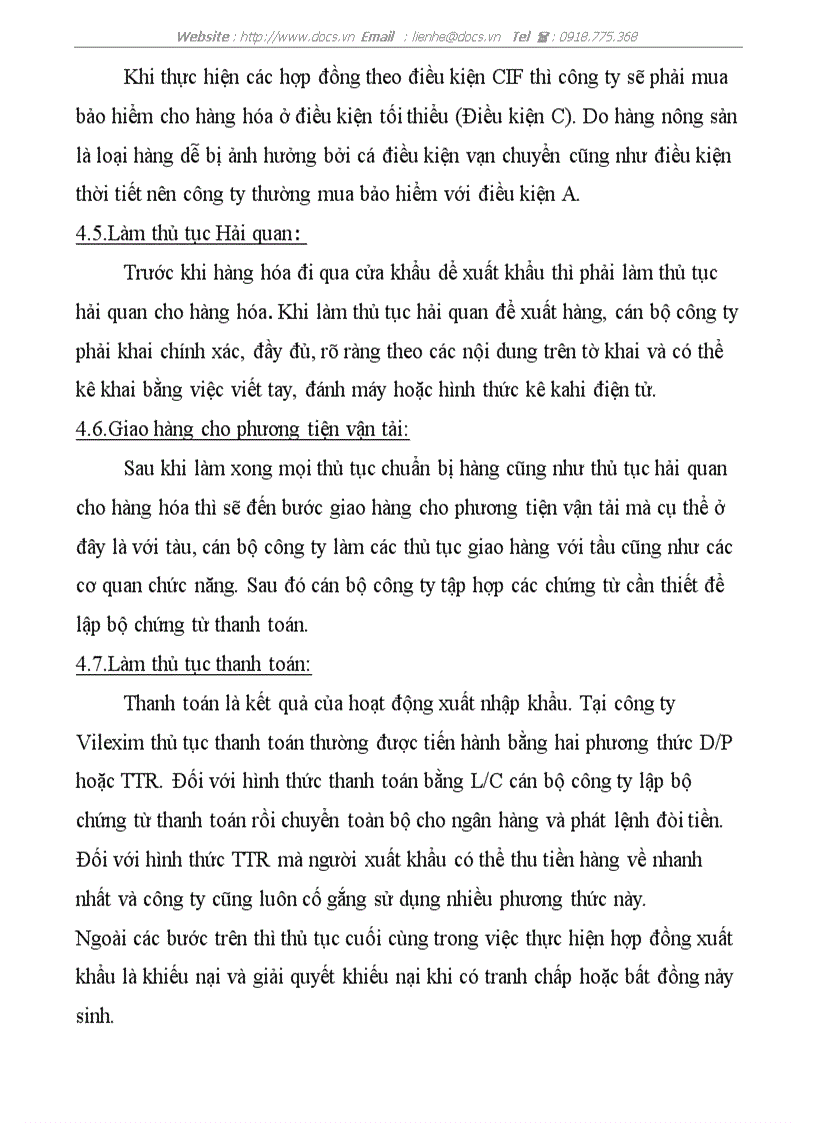 image for page Đánh giá năng lực xuất khẩu của công ty CP XNK và hợp tác đầu tư Vilexim