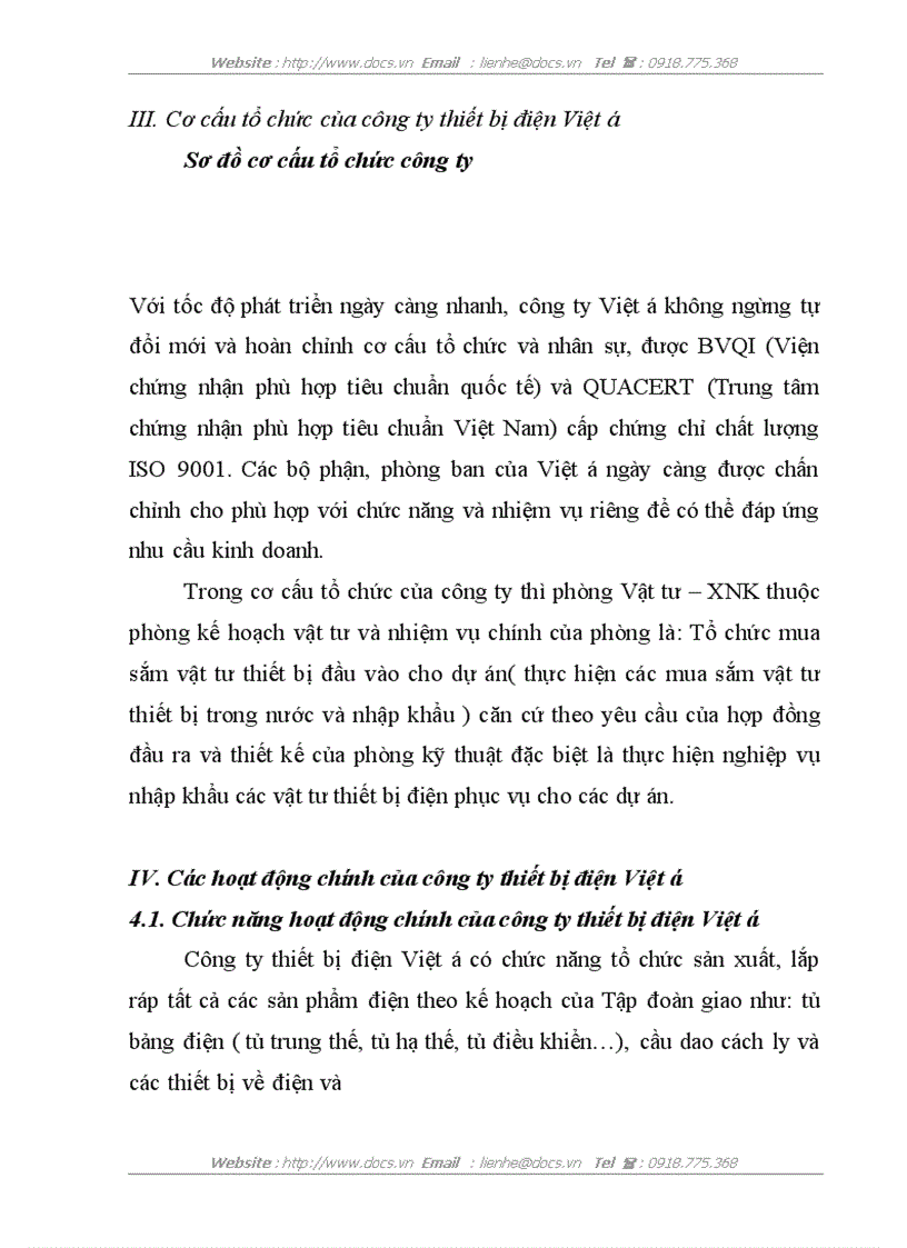 image for page Quy trình nhập khẩu tại công ty thiết bị điện Việt Á thực trạng và giải pháp