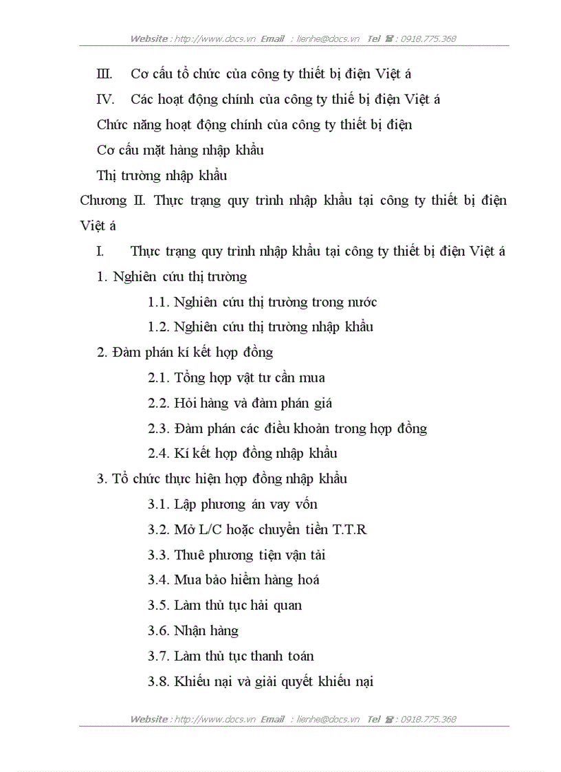 image for page Quy trình nhập khẩu tại công ty thiết bị điện Việt Á thực trạng và giải pháp