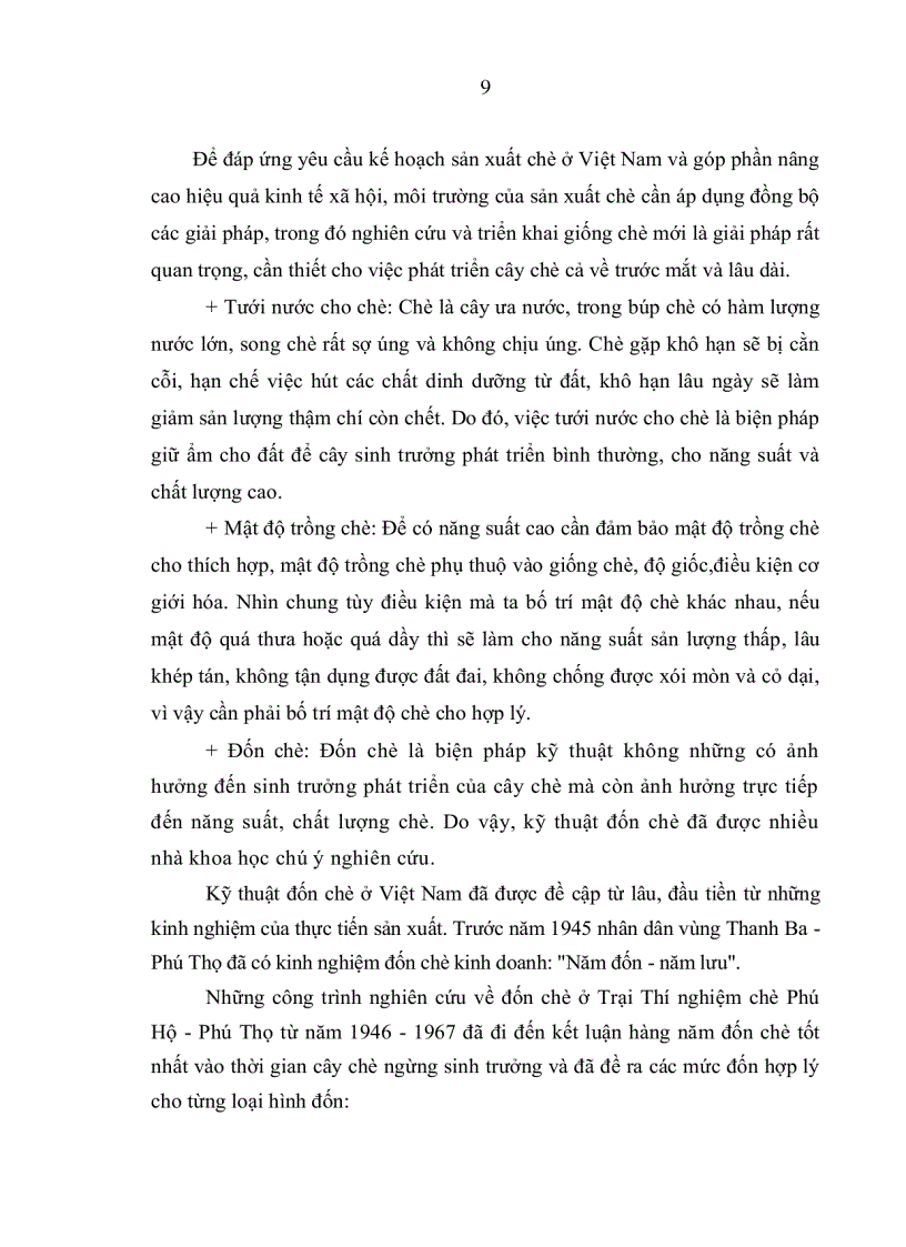 image for page Đánh giá hiệu quả kinh tế sản xuất chè của hộ nông dân trên địa bàn huyện văn chấn yên bái