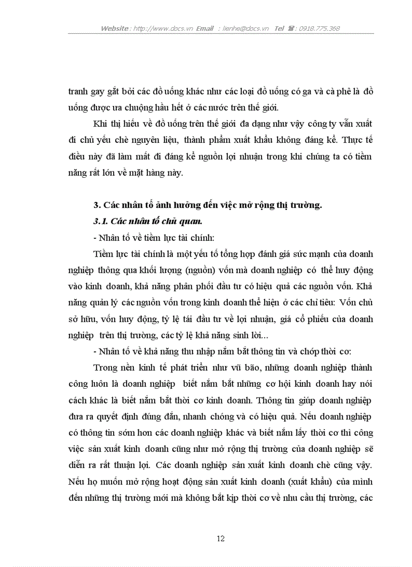 image for page Một số giải pháp nâng cao giá trị chè xuất khẩu và mở rộng thị trường xuất khẩu chè tại Công ty Xuất nhập khẩu Lạng Sơn