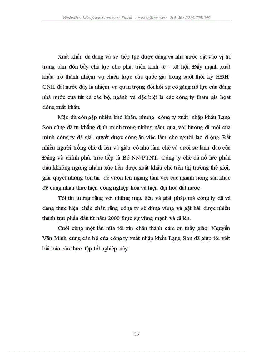 image for page Một số giải pháp nâng cao giá trị chè xuất khẩu và mở rộng thị trường xuất khẩu chè tại Công ty Xuất nhập khẩu Lạng Sơn