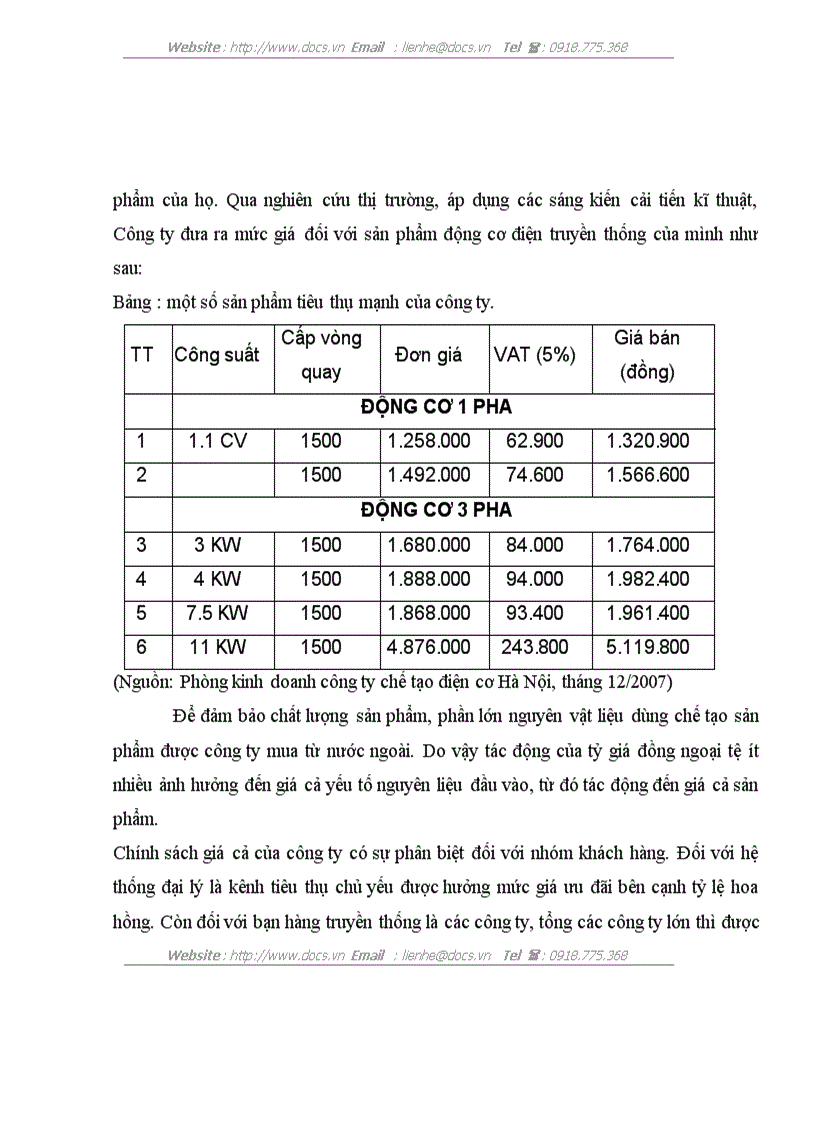 image for page Nâng cao chất lượng tiêu thụ sản phẩm tại Công ty Chế tạo Điện cơ Hà Nội CTAMTD