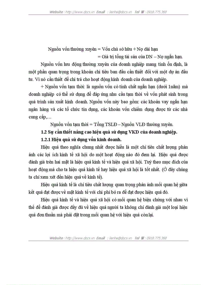 image for page Thực trạng về tình hình tổ chức và hiệu quả sử dụng Vốn kinh doanh tại Công ty CP XNK tổng hợp I việt nam