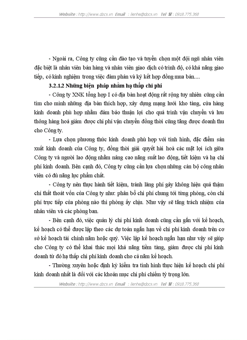 image for page Thực trạng về tình hình tổ chức và hiệu quả sử dụng Vốn kinh doanh tại Công ty CP XNK tổng hợp I việt nam