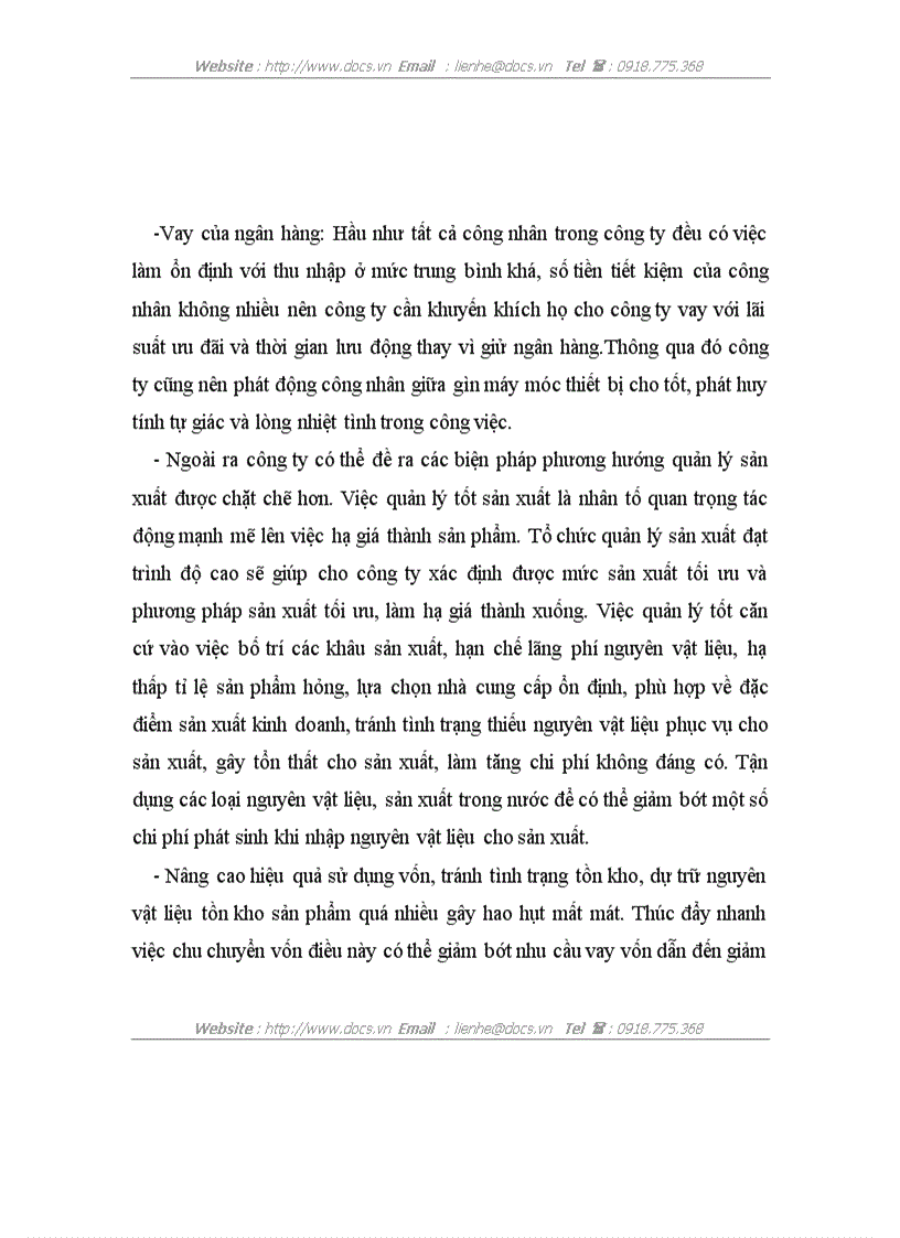 image for page Báo cáo về chi phí sản xuất và tình hình giá thành tại công ty nhựa Hàm Rồng