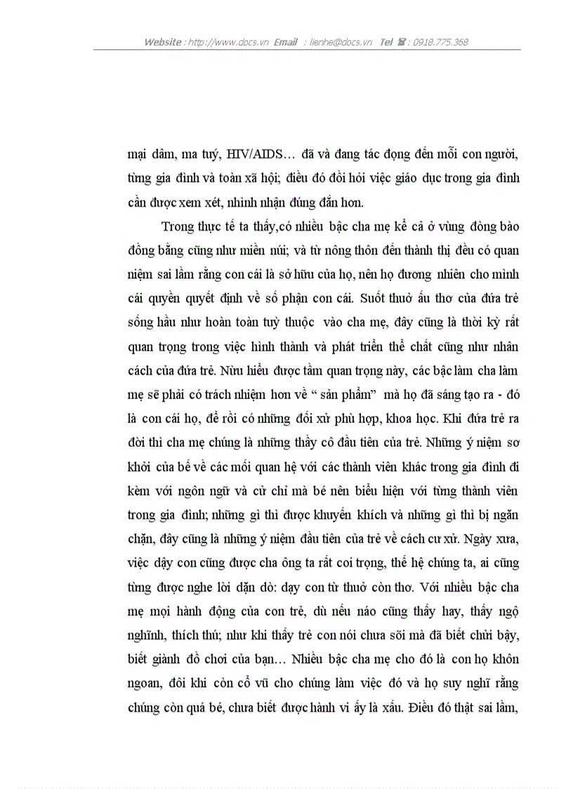 image for page Vai trò của gia đình miền núi trong việc Giáo dục con cái