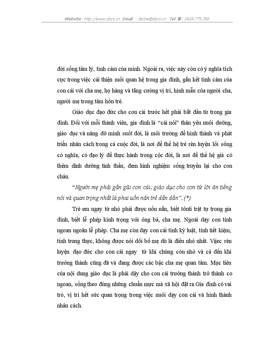 image for page Vai trò của gia đình miền núi trong việc Giáo dục con cái