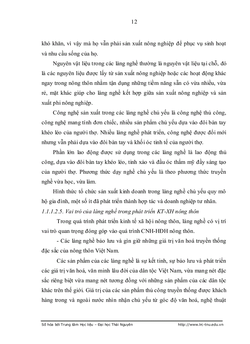 image for page Xây dựng mô hình làng nghề khu du lịch sinh thái gắn liền với phát triển nông thôn bền vững tại các xã vùng đệm vườn quốc gia tam đảo thuộc huyệ