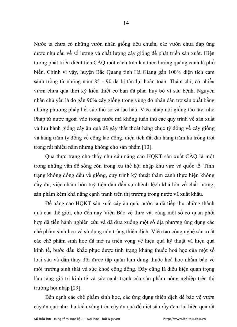 image for page Thực trạng và những giải pháp chủ yếu nhằm nâng cao hiệu quả kinh tế sản xuất cây ăn quả tại huyện đoan hùng tỉnh phú thọ