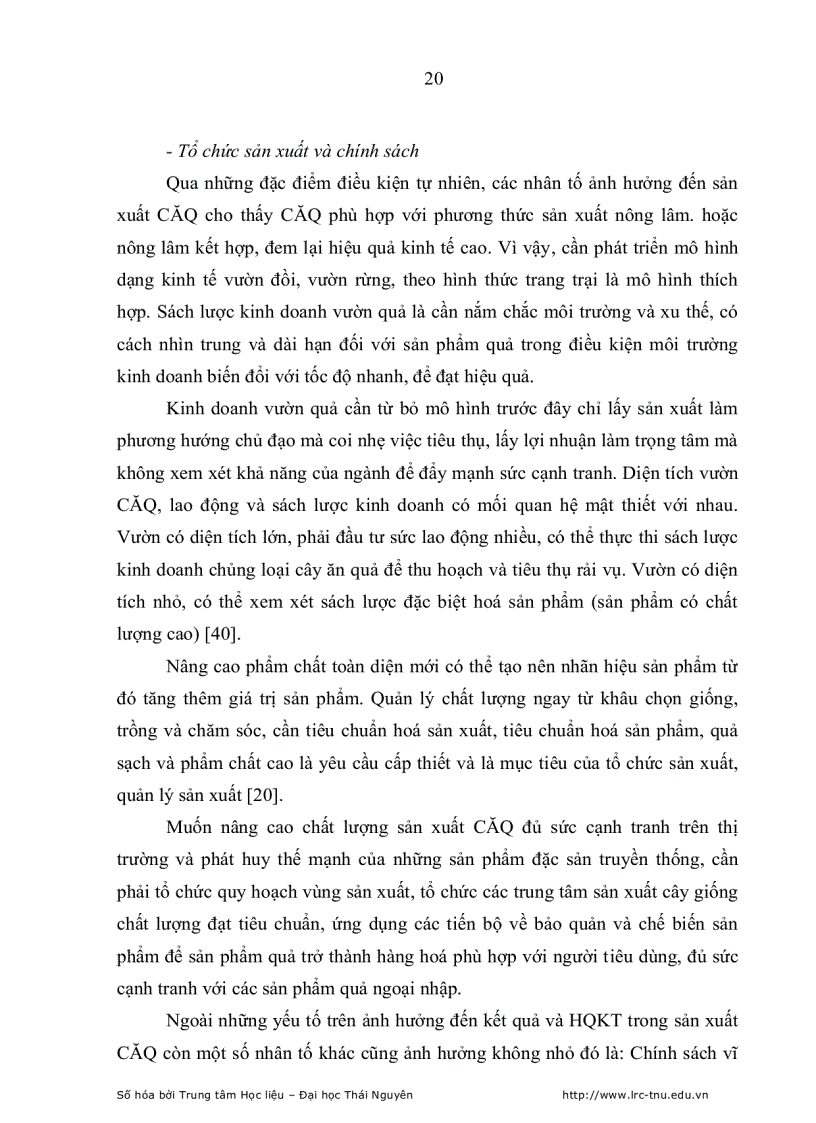 image for page Thực trạng và những giải pháp chủ yếu nhằm nâng cao hiệu quả kinh tế sản xuất cây ăn quả tại huyện đoan hùng tỉnh phú thọ