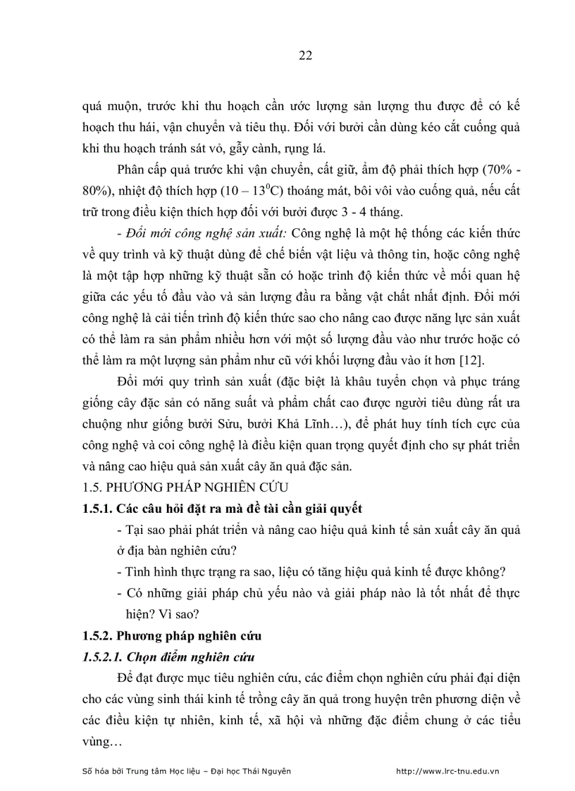 image for page Thực trạng và những giải pháp chủ yếu nhằm nâng cao hiệu quả kinh tế sản xuất cây ăn quả tại huyện đoan hùng tỉnh phú thọ