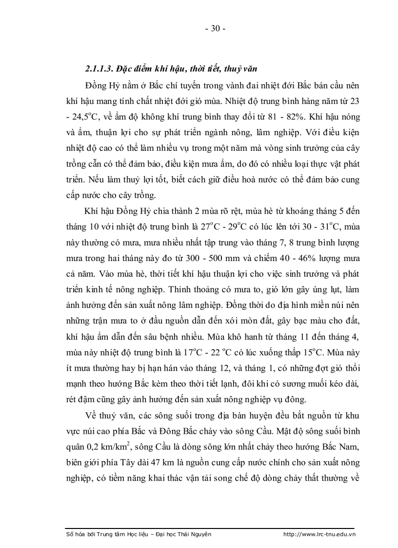 image for page Một số giải pháp nhằm phát triển kinh tế bền vững trong hệ thống nông nghiệp trên địa bàn huyện đồng hỷ tỉnh thái nguyên