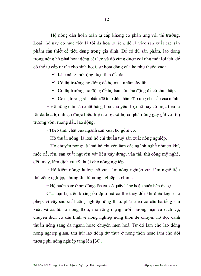 image for page Phát triển kinh tế hộ nông dân ở huyện phú lương trong tiến trình hội nhập kinh tế quốc tế
