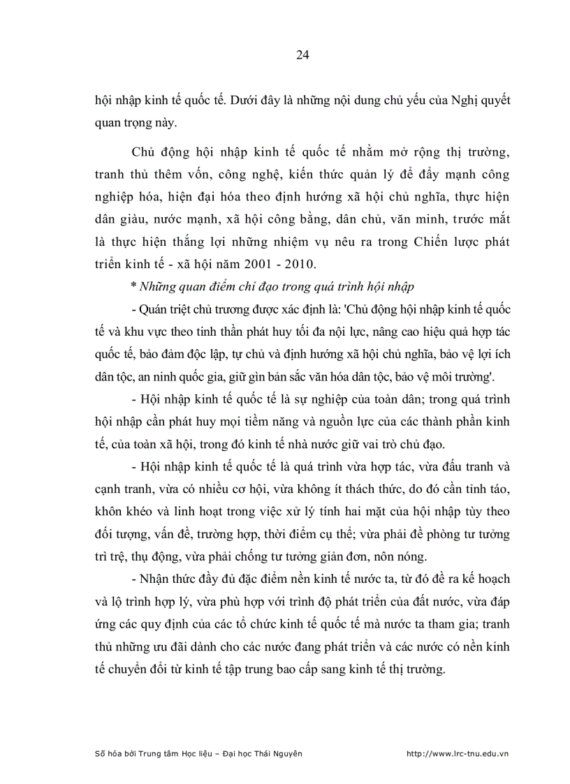 image for page Phát triển kinh tế hộ nông dân ở huyện phú lương trong tiến trình hội nhập kinh tế quốc tế