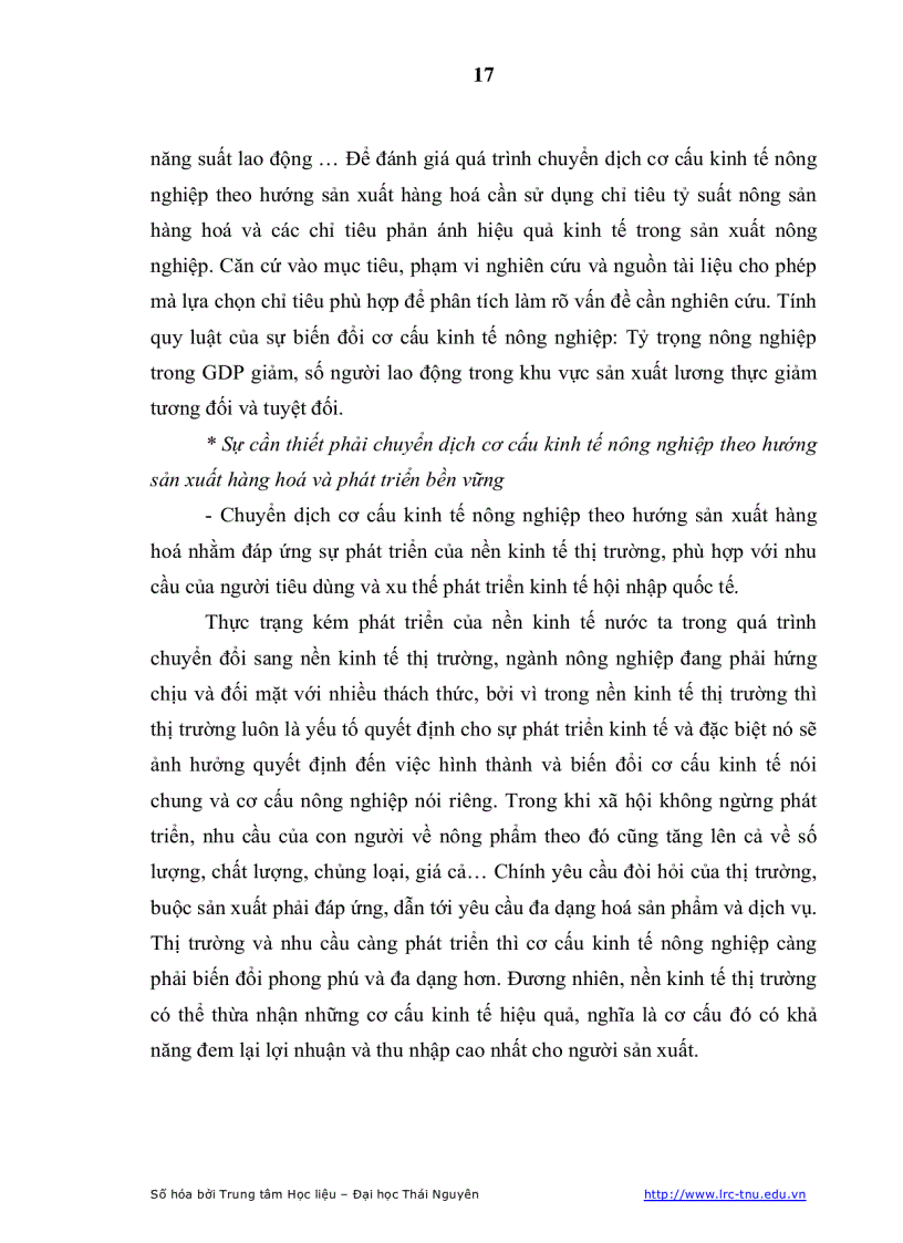 image for page Giải pháp chủ yếu chuyển dịch cơ cấu kinh tế nông nghiệp theo hướng sản xuất hàng hóa của tỉnh nghệ an