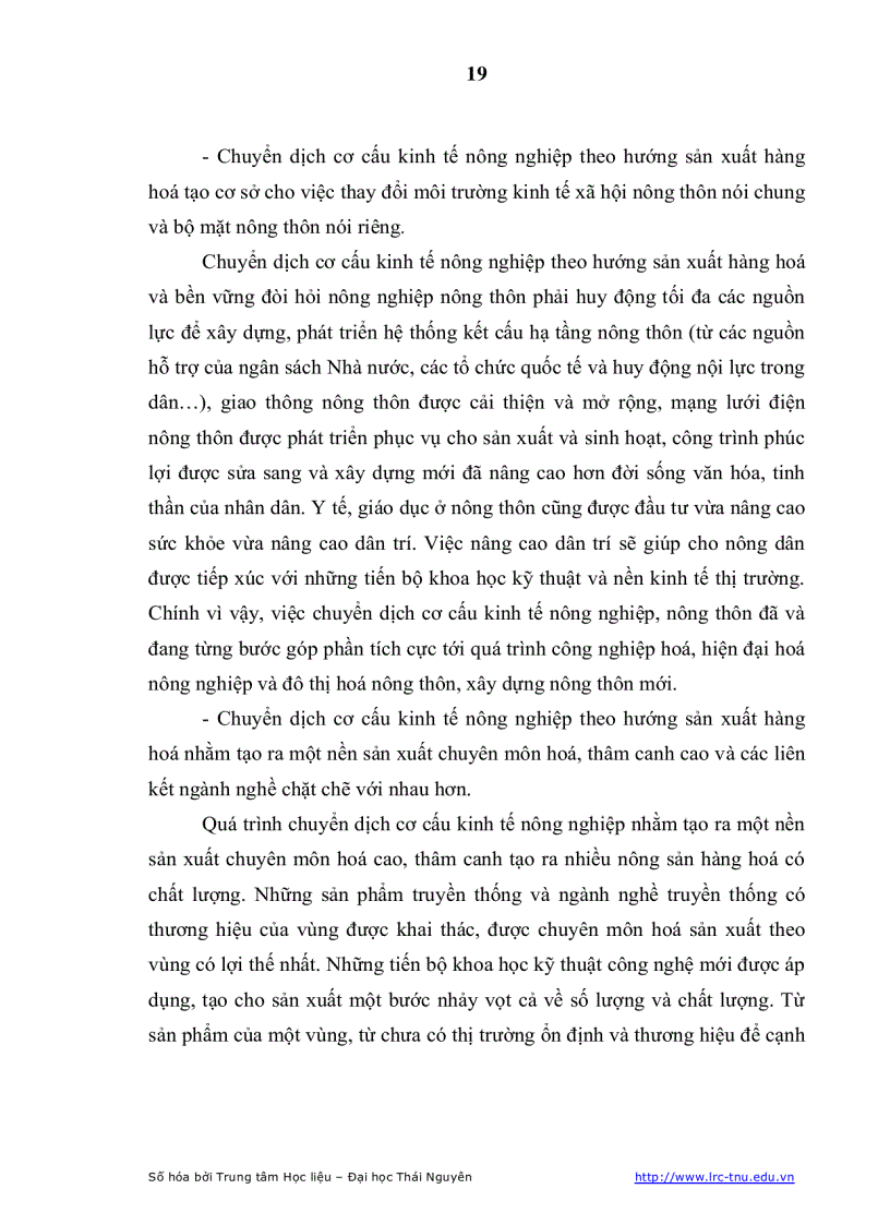 image for page Giải pháp chủ yếu chuyển dịch cơ cấu kinh tế nông nghiệp theo hướng sản xuất hàng hóa của tỉnh nghệ an