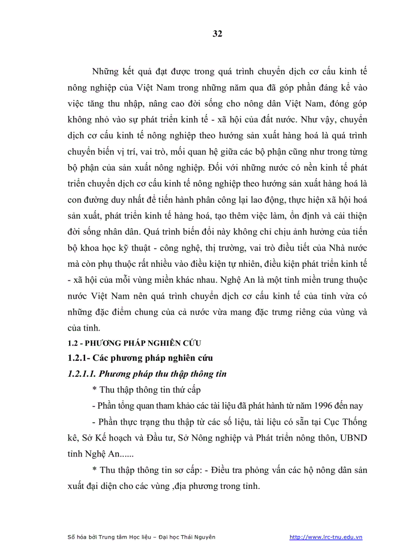 image for page Giải pháp chủ yếu chuyển dịch cơ cấu kinh tế nông nghiệp theo hướng sản xuất hàng hóa của tỉnh nghệ an